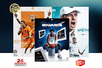 design a professional sport flyer design, event flyer, social media flyer