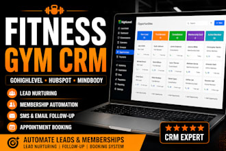 manage gohighlevel mindbody hubspot lead nurturing fitness  gym CRM integration
