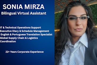 be your executive virtual assistant for corporate admin tech and finance