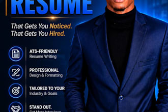 create a job winning resume,cv,and cover letter