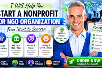 help you start a nonprofit or ngo organization