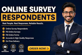 gather real survey respondents to fill online surveys and online forms