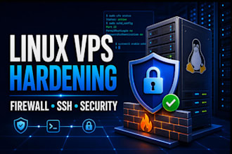 secure and harden your linux vps server with firewall setup