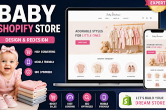 build baby clothing shopify store clothing website fashion store clothing store