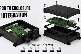 pcb enclosure and electronic product housing design in solidworks and blender