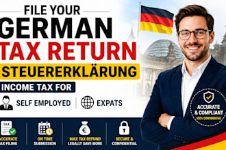 file german tax return steuererklarung income tax for self employed and expats
