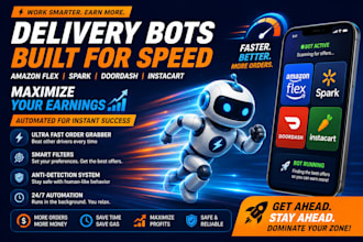 fast spark driver bot, spark delivery bot, auto accept orders bot, spark grabber
