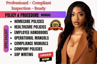 write detailed policy and procedure manual for homecare ndis employee handbook