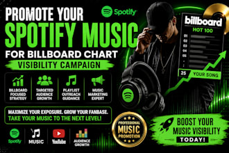 promote your spotify music for billboard chart visibility campaign