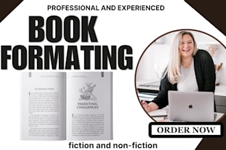 do professional book formatting for kindle and print books