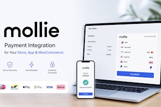 integrate mollie payment method to your ecommerce store, app and woocommerce