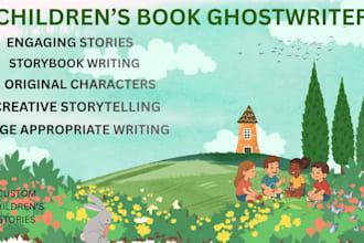 ghostwrite a children storybook for kids