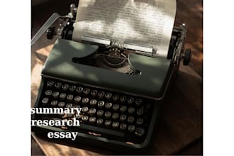 english research, summaries and essay writing