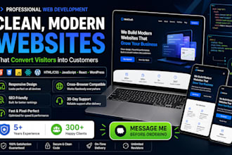 design and develop a fast responsive website