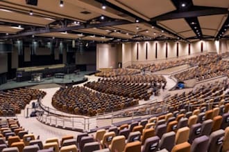 design worship center, church interior and exterior design 3dmodel andfloor plan