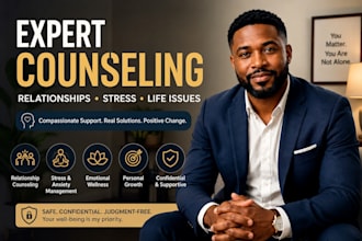 offer expert counseling for relationships, marriage, stress and life issues