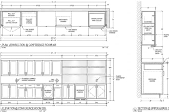 create millwork shop drawings cabinetry casework joinery drafting woodwork