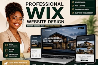 design or redesign a professional wix landing page for your business