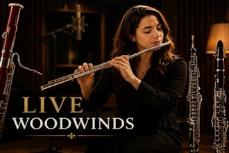 record live woodwinds for you flute, bassoon, oboe, clarinet, contra