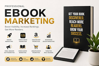 do ebook marketing, kindle book promotion, and amazon KDP promotion