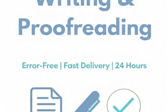 proofread and edit your english assignment perfectly