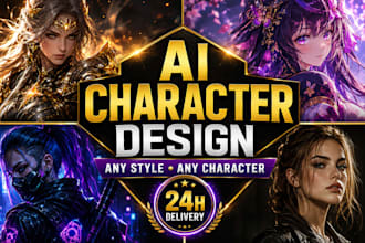 create unique ai character design and fantasy artwork