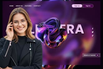design a premium 3d animated shopify one product store, shopify landing page