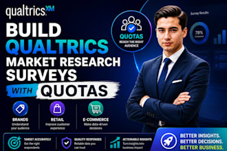 build qualtrics market research surveys with quotas for brands retail, ecommerce