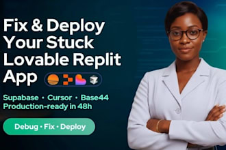 develop build or fix your lovable base44 replit app as ai developer