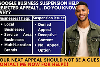 fix google business profile suspension reinstate gmb appeal suspended gmb page