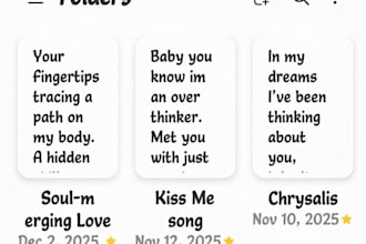 write song lyrics and record custom female vocals