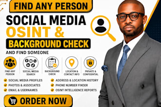 find any person social media osint background check and find someone