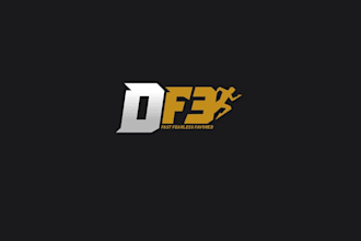 design unique df training logo