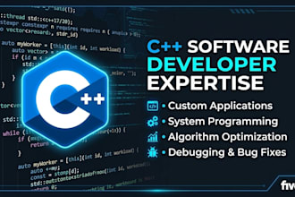 develop custom cpp programs and backend logic