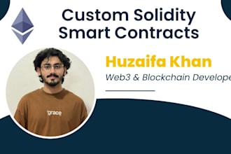 develop custom solidity smart contracts on ethereum