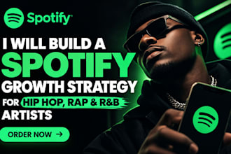 build a spotify growth strategy for hip hop rap and r b artists