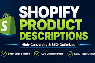 write compelling shopify product descriptions