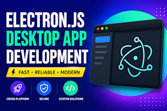 modern desktop applications using electronjs and react