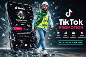 do organic instagram SEO and tiktok promotion for real followers growth