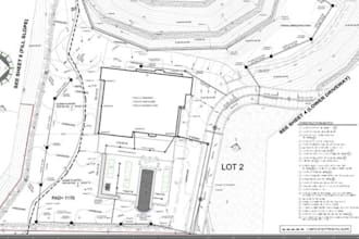 create professional site grading plan, drainage plan, and permit drawings