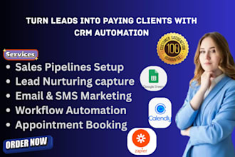 setup high converting CRM and automation system for med spa and clinic