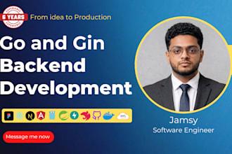develop a production ready backend in go with gin framework