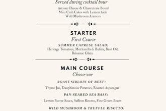 design elegant wedding event stationery