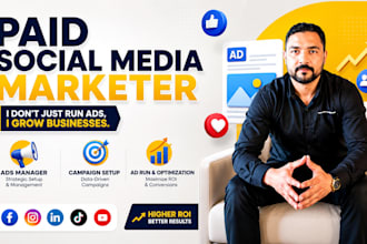 be your social media marketer and paid ads expert