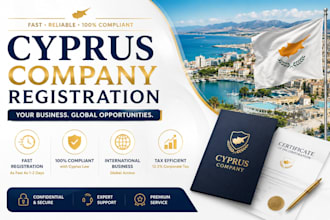 register your cyprus company with vat, compliance, and business setup, and  kyc