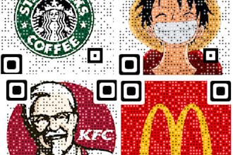 professional qr code design with your logo in 1 hour