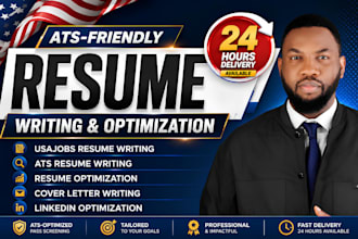 write ats friendly resume for usajobs on leadership resume on tech or healthcare