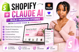 build shopify stores using claude ai, claude code, and lovable ai
