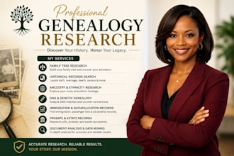 find your long, lost relatives, I do expert genealogy research, solve brick wall