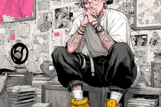 do comic book illustration manga comic book illustration